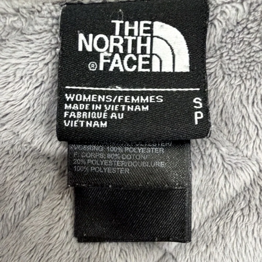 The North Face Women's Caroluna Quilted Full Zip Fleece Lined Jacket Gray Size S